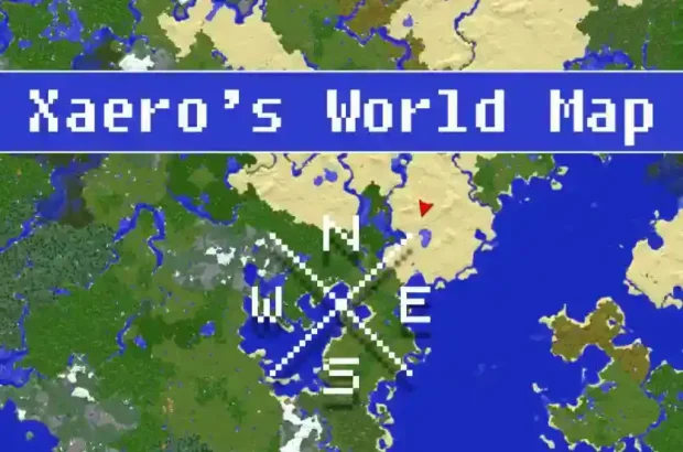 Minecraft 1.21.8-1.7.10 Xaero's World Map Mod Download